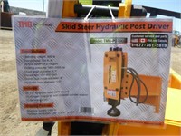 Skid Steer Hydraulic Post Driver