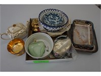 COLLECTION OF SILVER AND CHINA