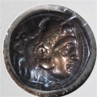 336-323 BC SILVER DRACHM