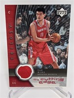 2006 UD The Cutting Edge Trillogy Yao Ming Relic