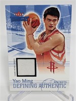 2004 Fleer Throwbacks Yao Ming Relic