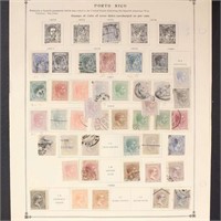 Puerto Rico Stamps on Scott pages 1870s-1950s, Use