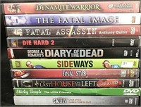 10 Lightly Used DVD's