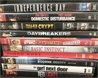 10 Lightly Used DVD's