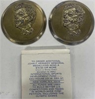 Jfk Sports Memorial Medallions