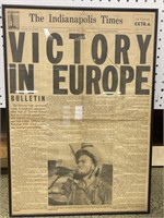 The Indianapolis times- Victory in Europe- 1945