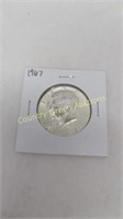 1967 Kennedy Half Dollar 40% Silver