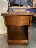 Vintage Ward Furniture Night Stand W/ Drawer