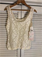 VINTAGE NOS HONORS INTIMATES CAMISOLE LARGE