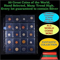 20 Great Coins of the World, hand selected, many t