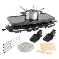 3-in-1 Fondue, Grill, and Raclette Set