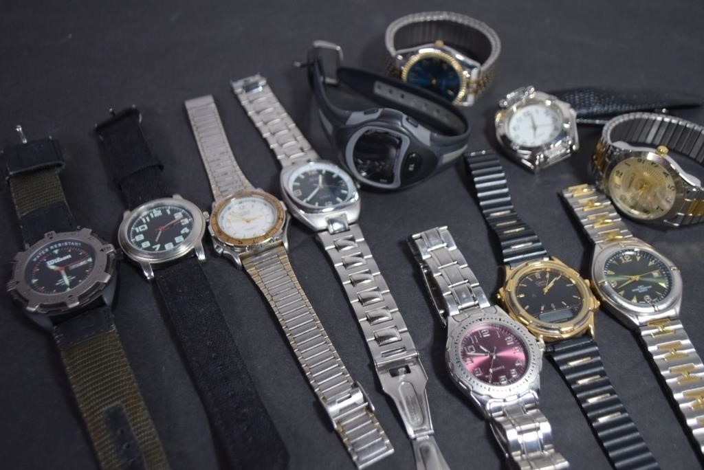 Assortment Of Watches, All Need Batteries