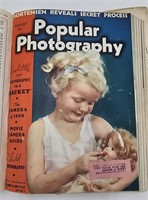 1938 Popular Photography Magazine Bound Hardback