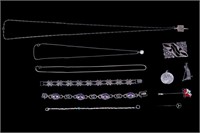 Sterling Silver Jewelry (11 pcs)