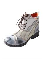 WF6948  TMA EYES Women's Oxford Boots, Size 6