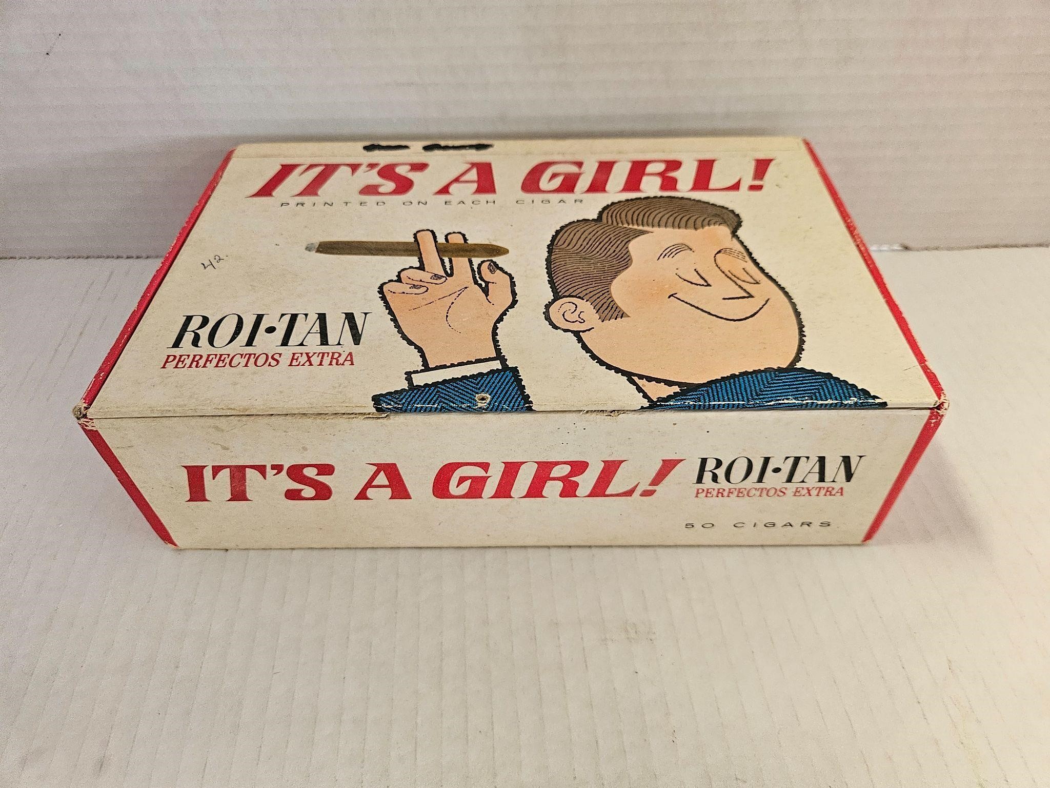 Vintage Roi-Tan Cigar Box