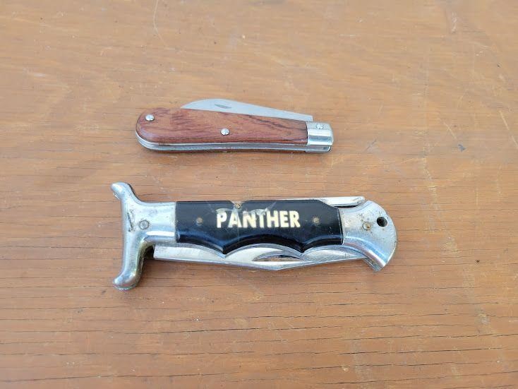 Panther Pocket Knife & Folding Comb