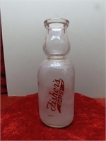 Fisher's Dairy Cream top milk bottle.