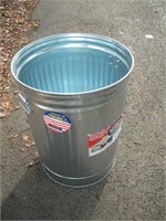 Galvanized Garbage Can 21x27 Inches