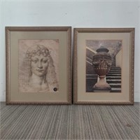 2x Roman Themed Framed Prints