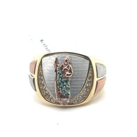 14KT Yellow Gold Men's Ring