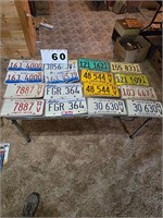 '80s and newer Illinois license plates