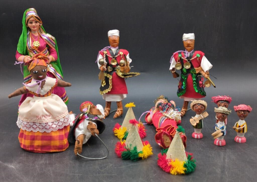 (O) Ethnic Dolls. , Antiglia, Moroccan Folk Art