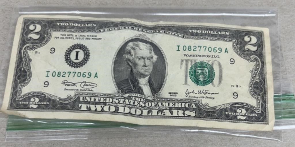 2003 two $ bill