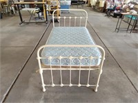 Antique Children's Wrought Iron Bed