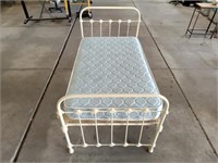 Antique Children's Wrought Iron Bed