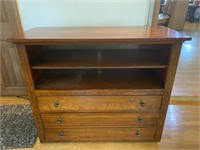 TV Cabinet 43”x 28”x 361/2” tall 
Has drawers