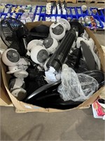 Gaylord Box Full of Fans - most are returns, not t