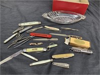 Pocket knives , tweezers & more