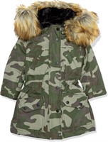 URBAN REPUBLIC Girls 18-24M Anorak Fur Camo