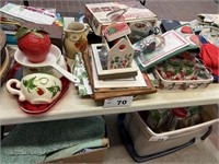 STRAWBERRY DECOR LOT