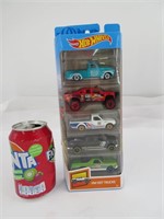 Pack de 5 voitures die cast Hot Wheels