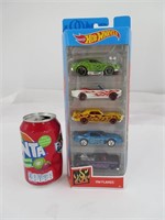 Pack de 5 voitures die cast Hot Wheels