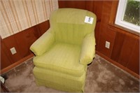 Upholstered club chair