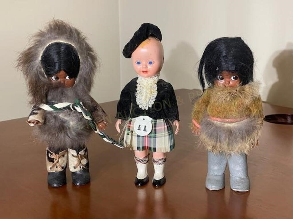 Native American Dolls & British Doll