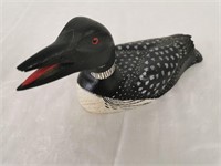 Signed Hand Carved Common Loon