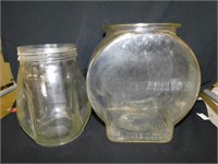 Large Planter's glass jar - Dazey churn glass jar