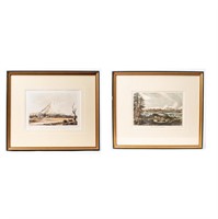 Art Vintage Rare Lithograph Framed Prints