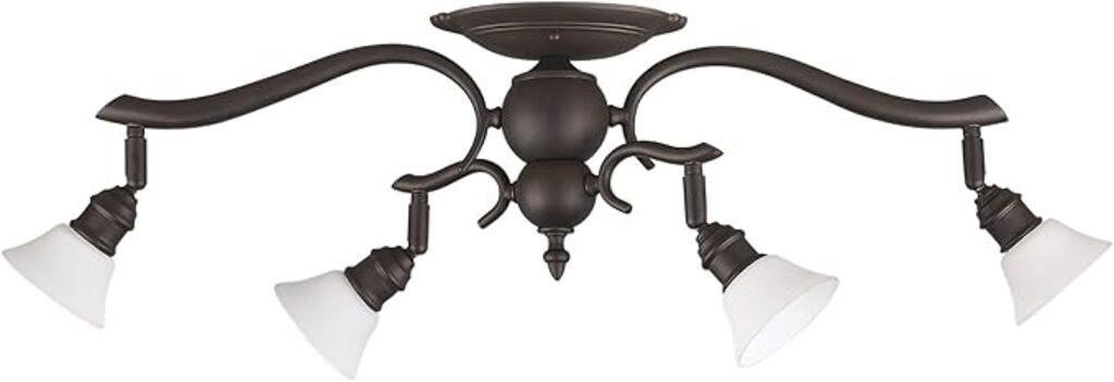 *$172 Canarm Addison 4-Lt Dropped Track Lighting