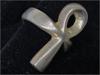 Sterling Silver Ring With Ankh design Size 6.5