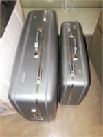 Pair of American Tourist Suitcases