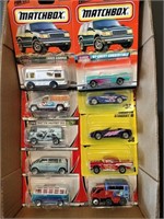 Flat of Matchbox cars