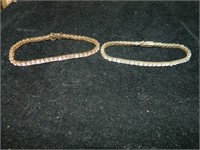 2/925 Bracelets W/CZ Stones