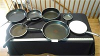 Group frying pans