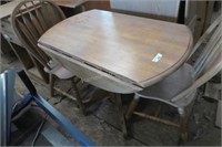 Drop Leaf Table with 2 Chairs