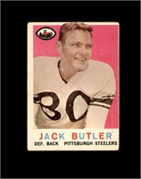 1959 Topps #22 Jack Butler VG to VG-EX+